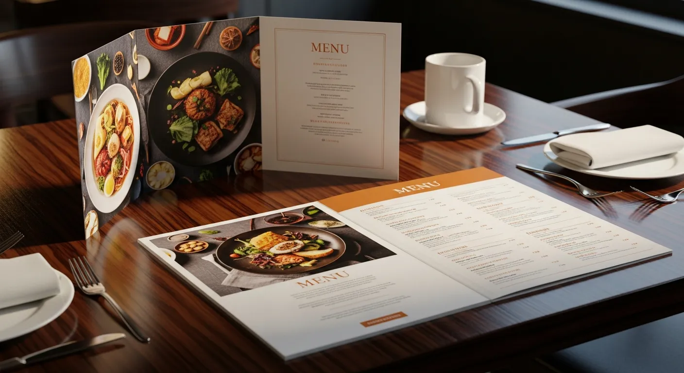 Restaurant Menu Printing Guide - Sizes, Materials & Costs