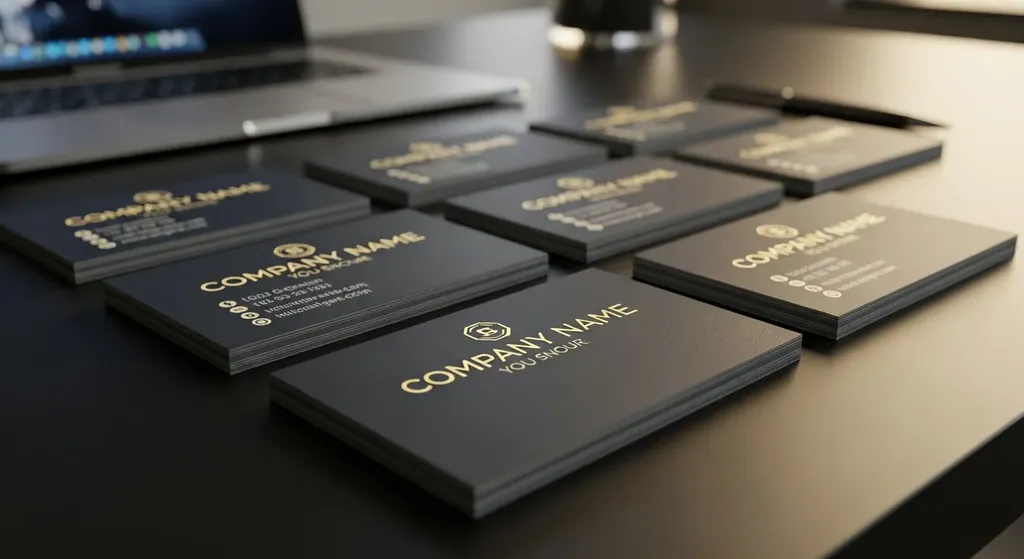 Matte finish business cards printed in Dublin