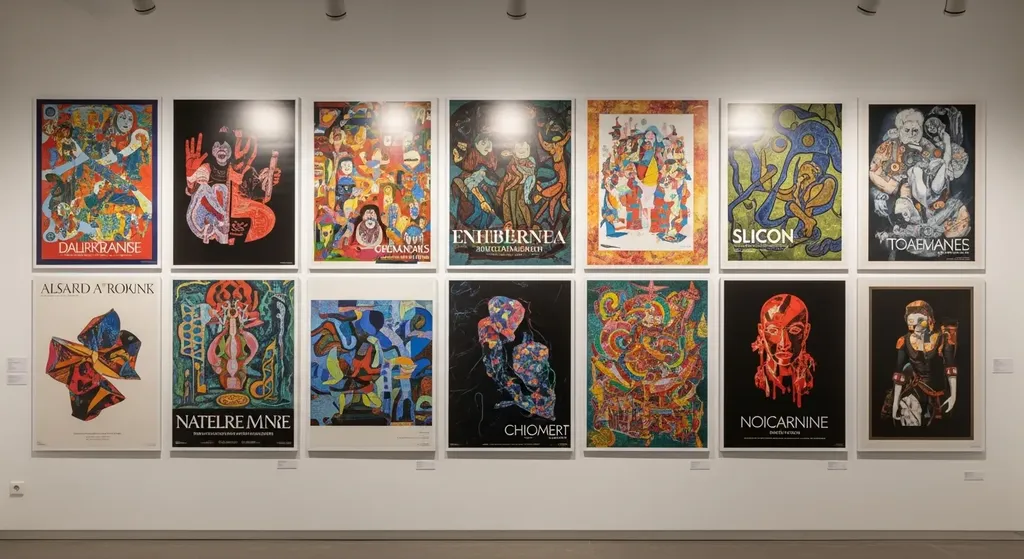 Large format poster printing for student portfolios